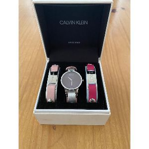 Calvin Klein CK Wristwatch and Bangles Set