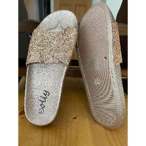 Olly Glossy Slippers