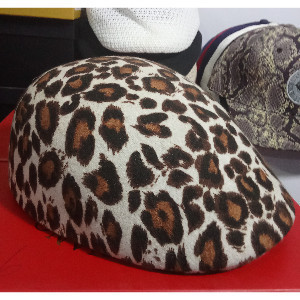 Papas Cap Leopard pattern