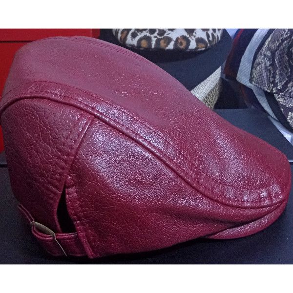 Vintage Leather Papas Cap