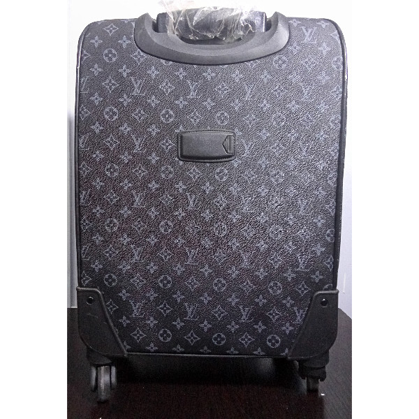LOUIS VUITTON Monogram Travel bag suitcase PVC Leather