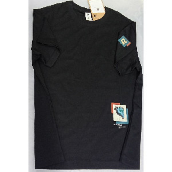 Dream Fashion Short Sleeve Black 3XL
