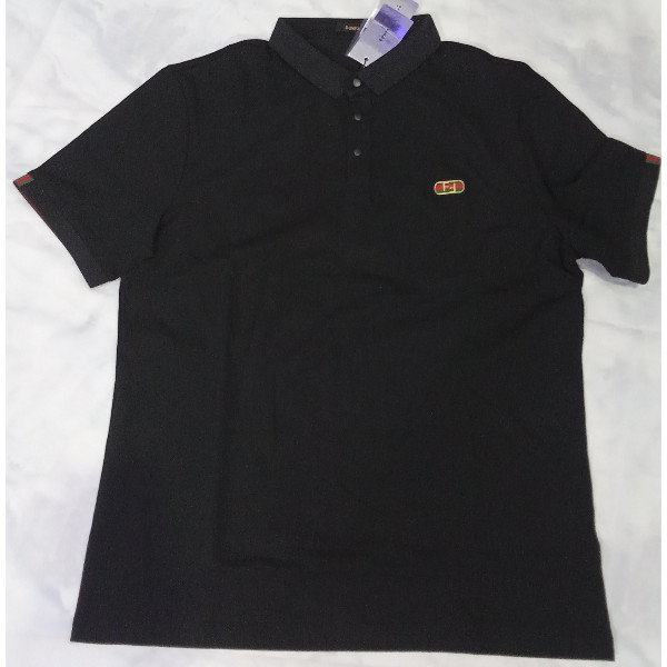 Styled Outdoor Black Polo