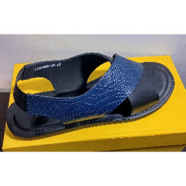 Peter Ascot Sandals Blue Black