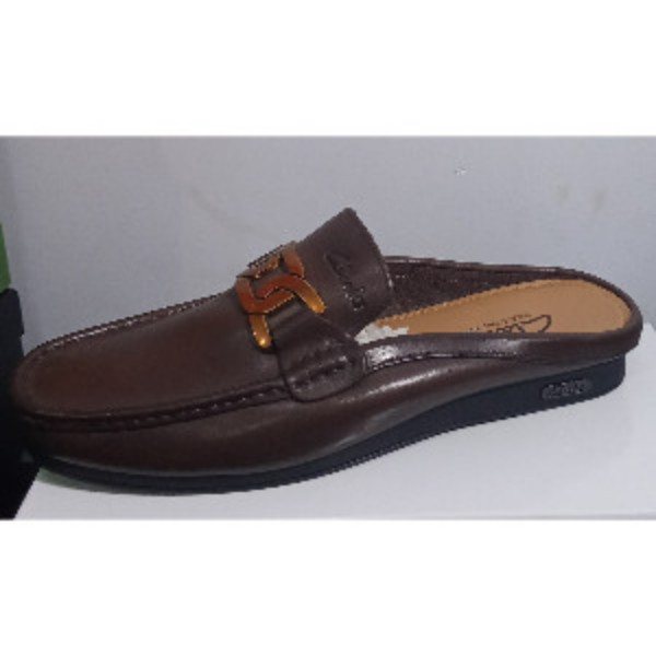 Clarks Half Shoe Brown