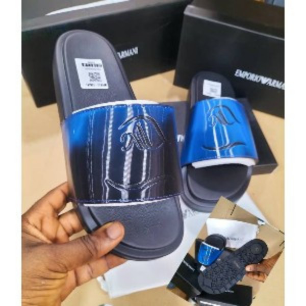 Emporio Armani Slide Blue-Black