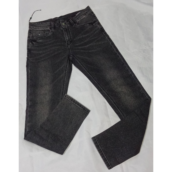 Smart Stock Stone Wash Black Jeans