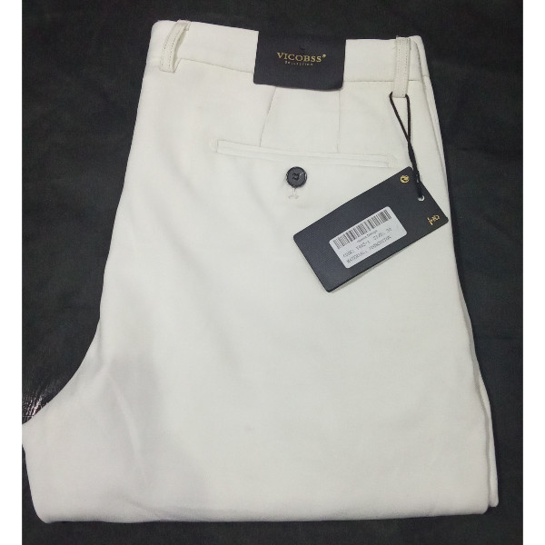 Premium Classic White Trousers Size 34