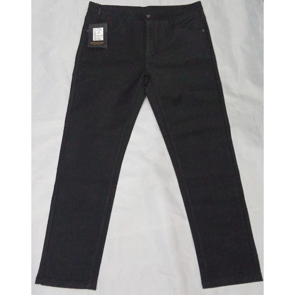 Burberry Businessmen Black Jeans Stock