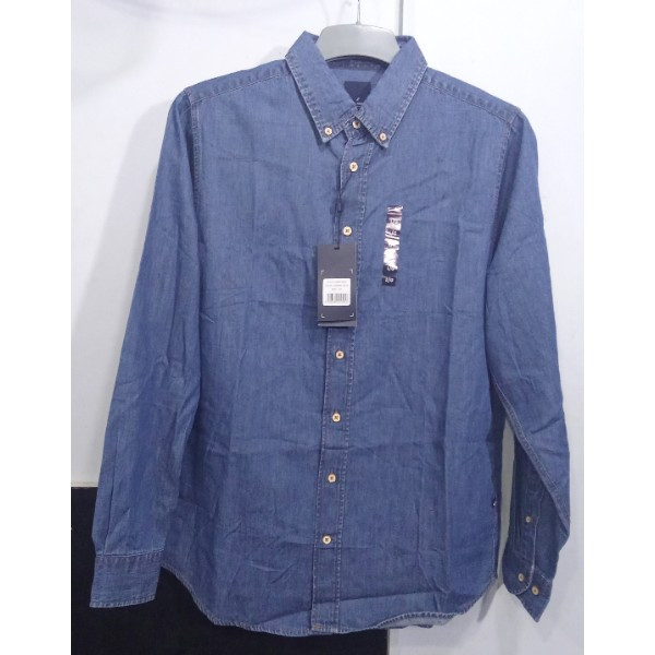 Blue Flex Denim Rf Long Sleeve Shirt