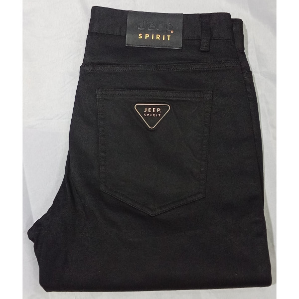 Quality Chinos Stock Black Size 38