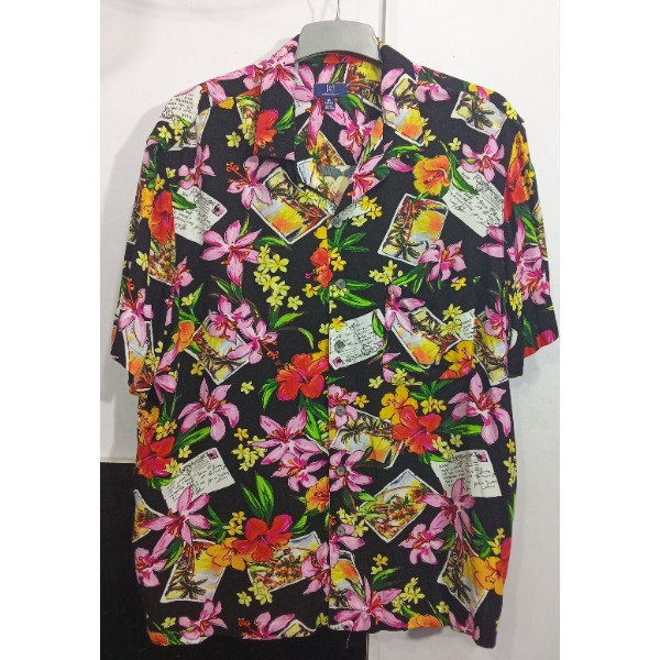 Trendy Floral Rayon for Men XXL