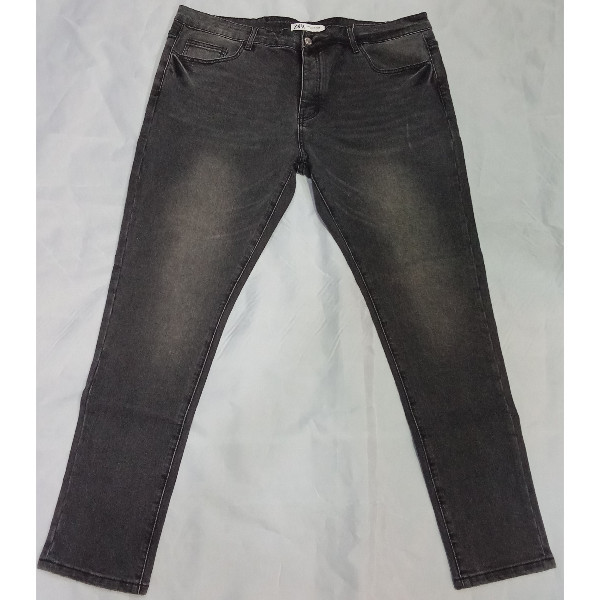 Black Jeans Wash Look Raw Denim