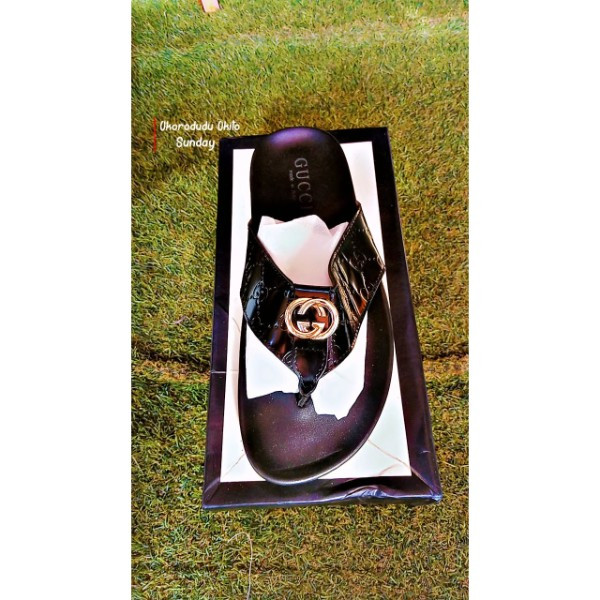 Gucci Leather Slippers