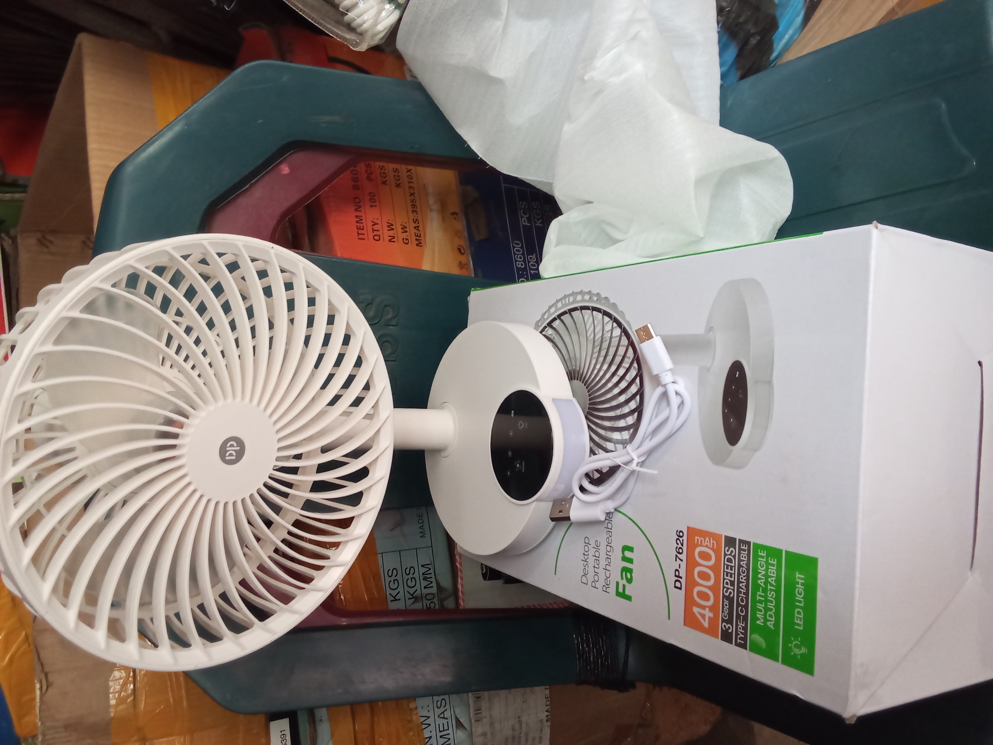 Desktop Rechargeable Fan