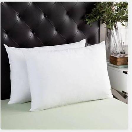 Bed And 2 Pillows