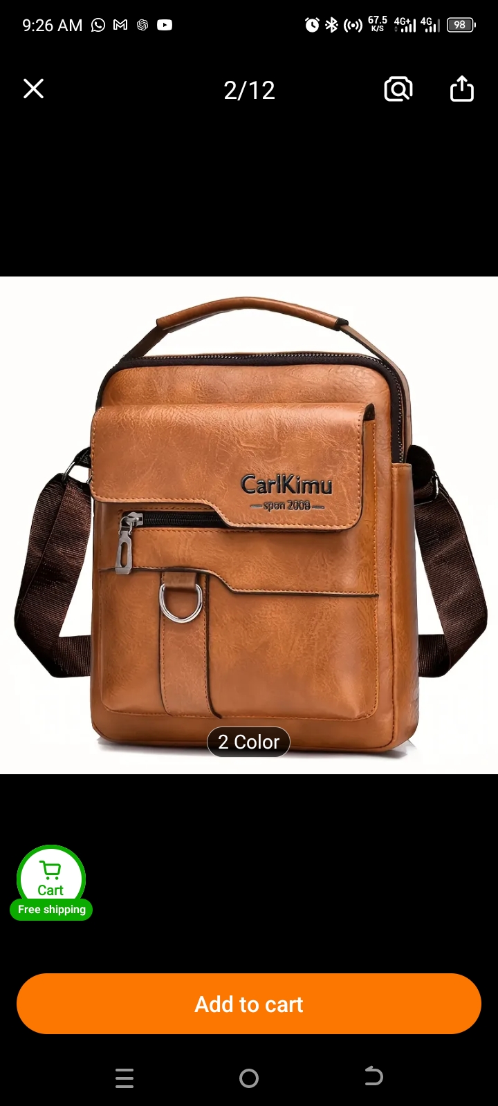 Leather Handbag