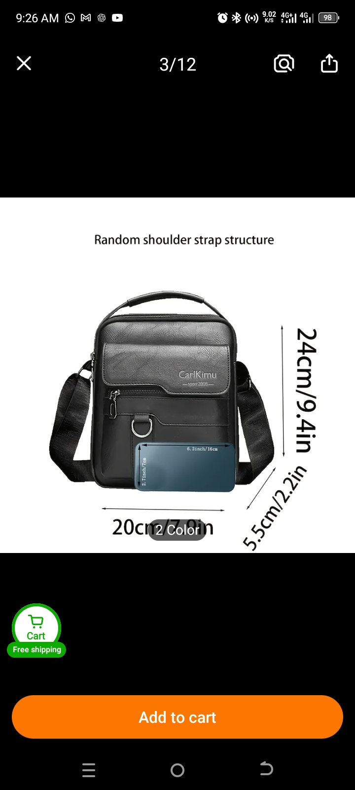 Black Leather Bag